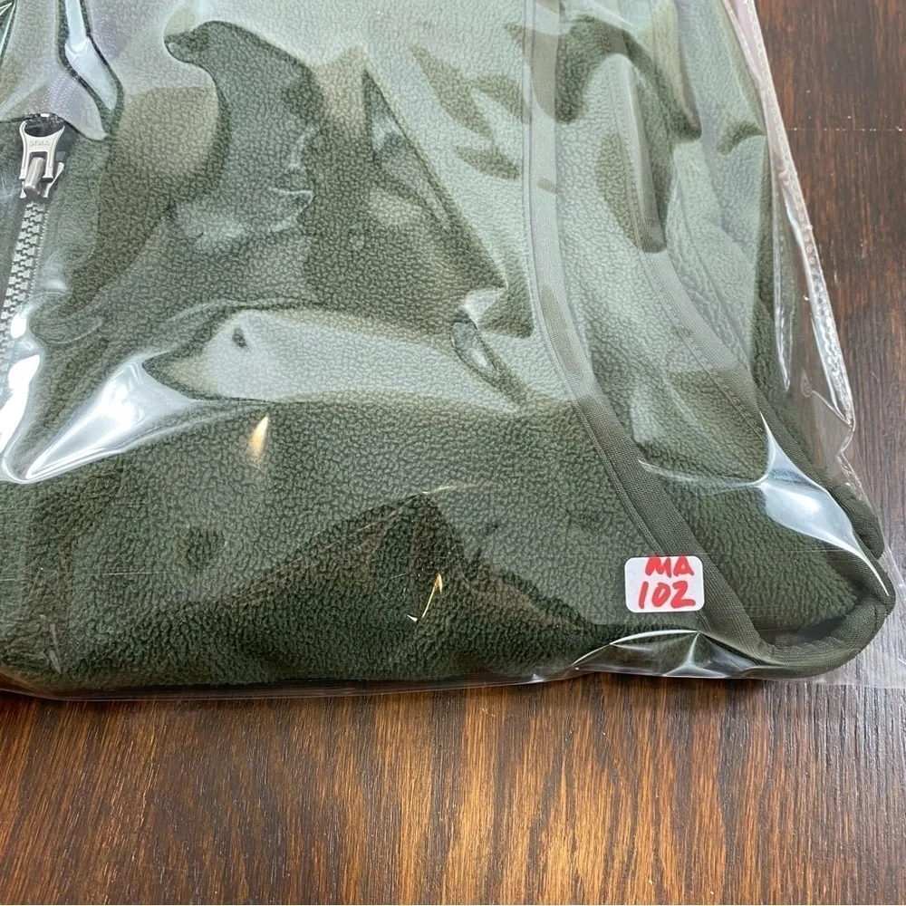 L.L. Bean Men’s Green‎ Fleece Full-Zip Functional Comfortable Classic Vest
